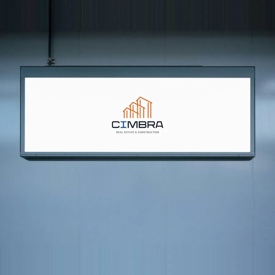 Cimbra brand on a sign