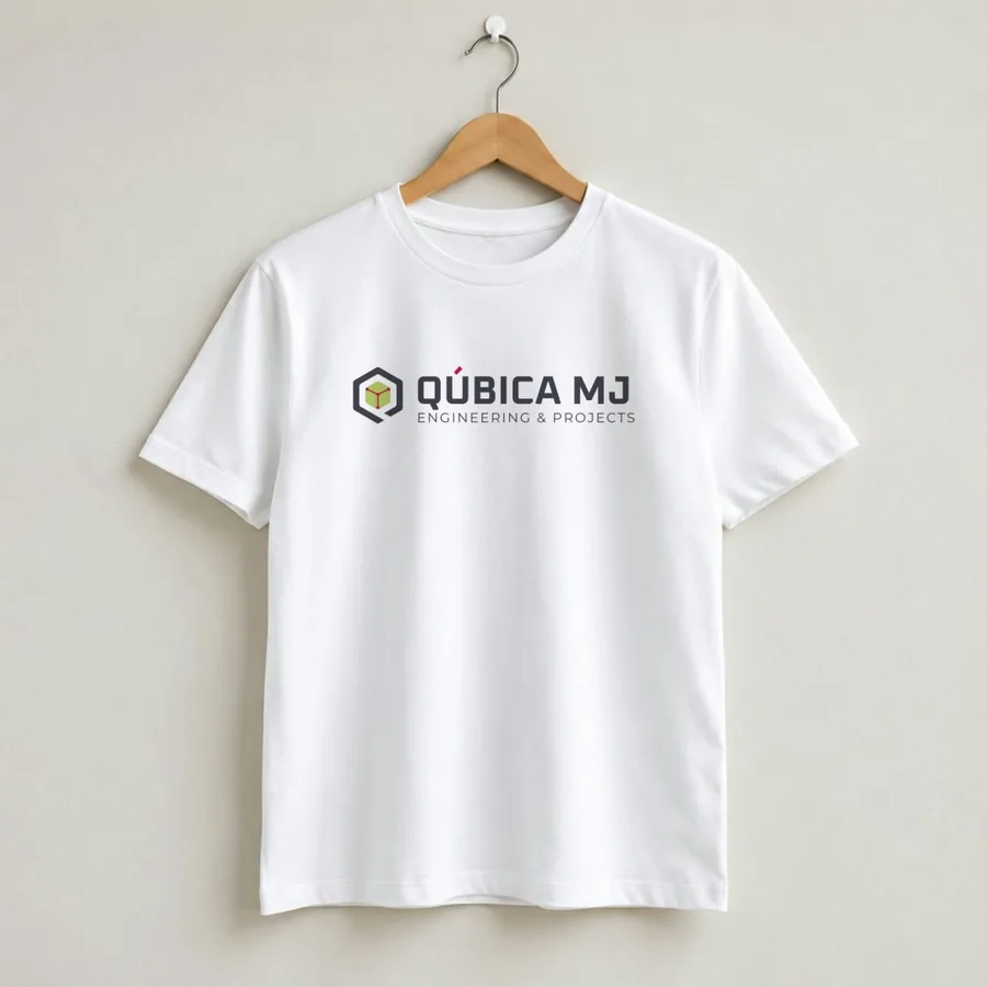 Qúbica MJ brand on a tee